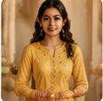 Pankhudee Haldi Yellow Kurti